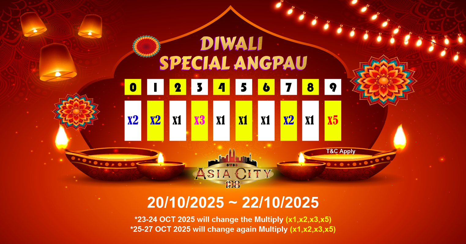 Diwali Special Angpau Bonus