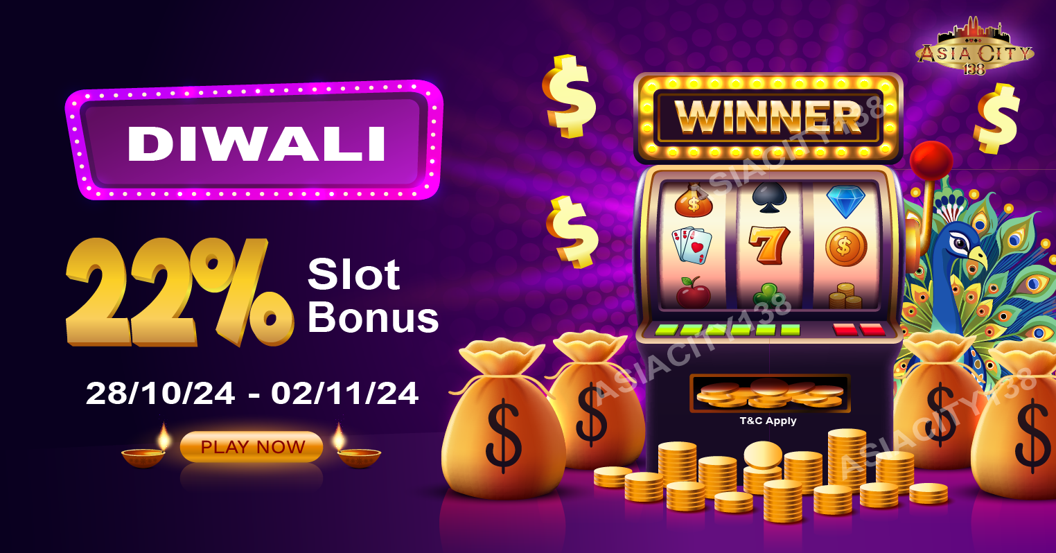 Diwali 22percent Slot Bonus