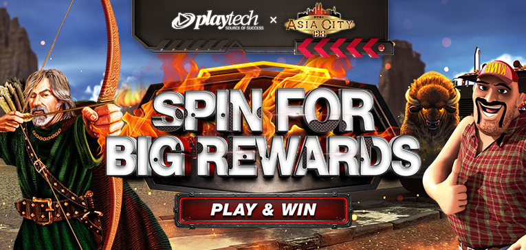 Playtech Spin For Big Rewards